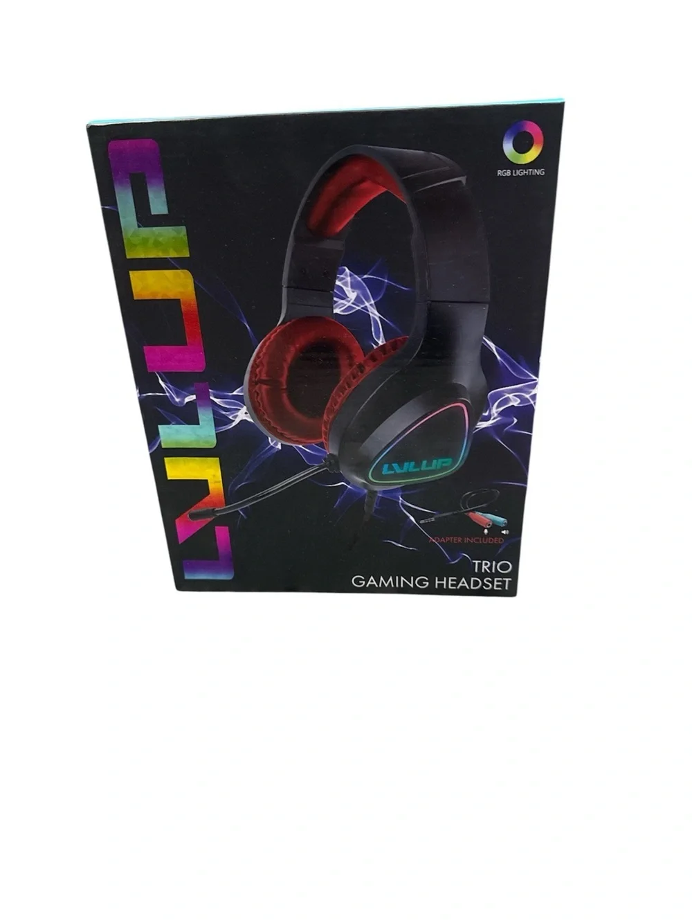 LVLUP Trio Gaming Headset Universal Connection LED Lights & Mic **New in Box **